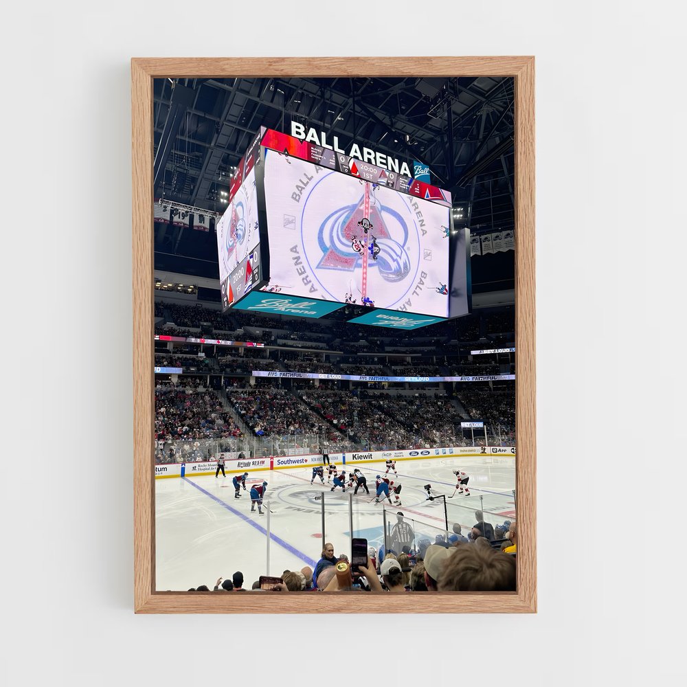 Poster Vue Épique Avalanche – affiche Hockey sur glace (vue 4)